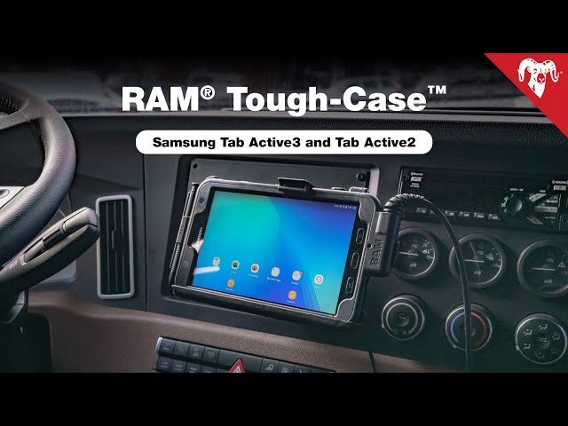 RAM® Tough-Case™ with USB Type-C for Samsung Tab Active3 and Tab Active2 -  YouTube