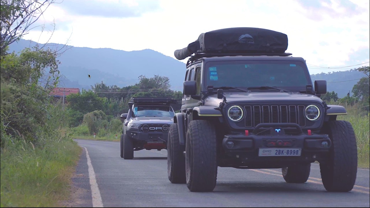 Farmily Overlanding trip with Domaxwheel cambodia 