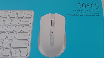 Rechargeable-  RAPOO 9050S Multi-Device Keyboard and Mouse/Bluetooth 5.0/Wireless Keyboard & Mouse