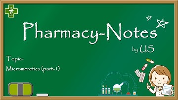 Micromeritics Part-1