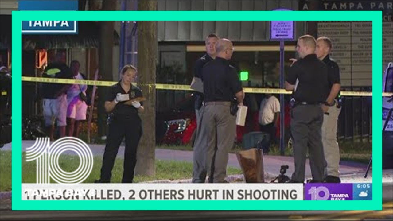1 person dead, 2 injured during early morning shooting in Tampa - YouTube