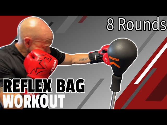 20 Min Beginner Reflex Bag Workout, Outshock Punching Ball