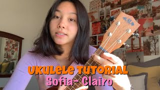 Sofia Clairo- ukulele tutorial