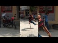 Awesome street dance performance by crippled man  motivation  india