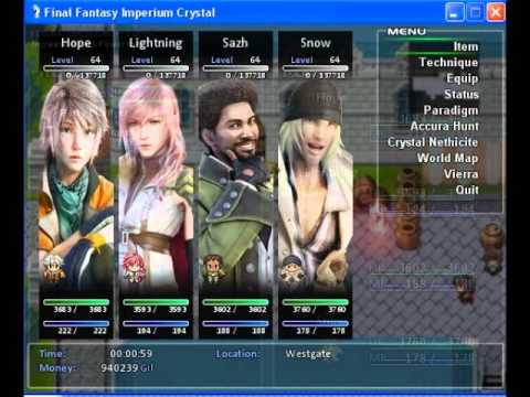 mangel klasse Mediate Final Fantasy Imperium Crystal Update Preview (Fan made, FAN based game) -  YouTube