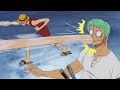 Luffy testing zoros observation haki  one piece