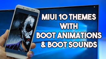 MIUI 10 Themes with NEW BOOT ANIMATIONS & SOUNDS - Redmi Note 5 Pro