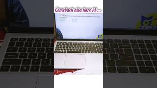 ✍️✨ Comeback 🎯 . #motivation #study #ssc #ssccgl #topper #shorts #subscribe #vlog