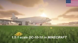 Full Maybe the hardest one - MINECRAFT DC-10-10 in 1.5:1 scale Guide