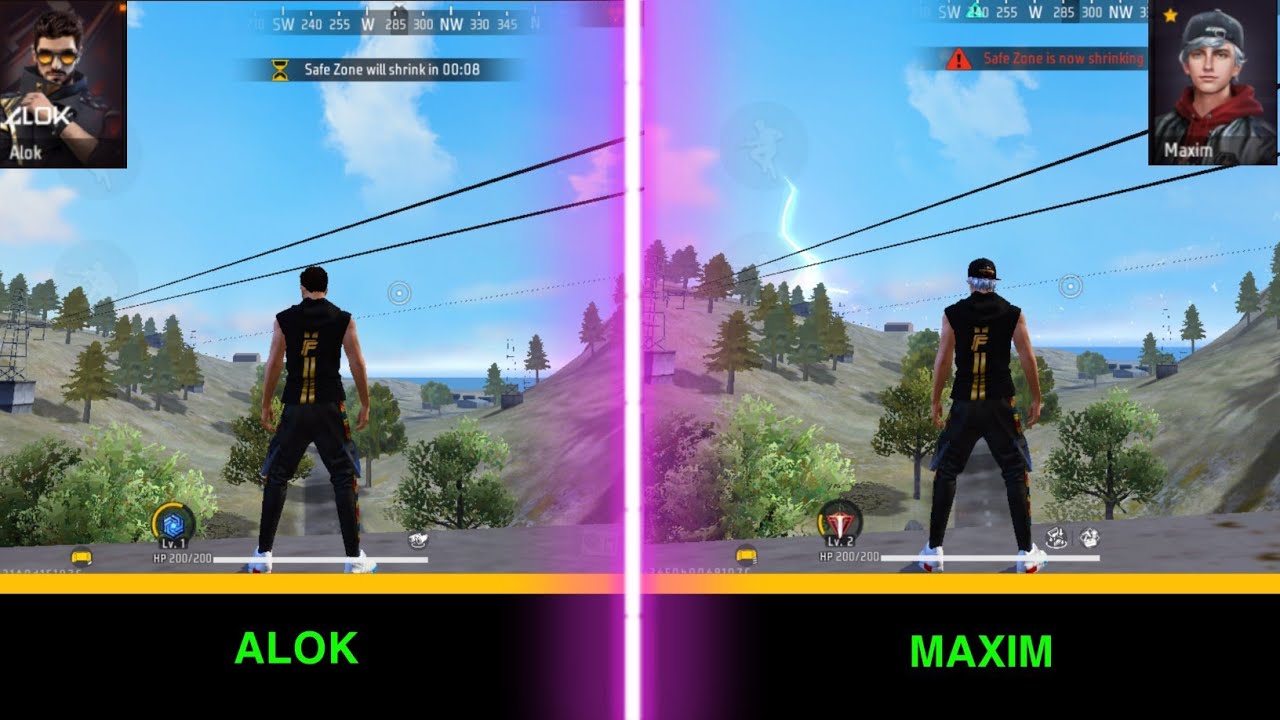 ALOK VS MAXIM FULL ABILITY TEST / GARENA FREE FIRE