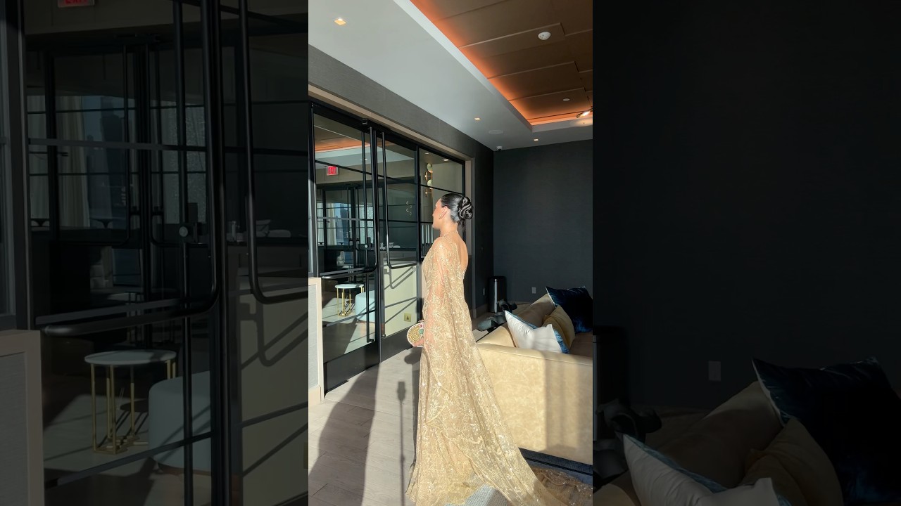 GRWM проведет мой первый Дивали в Нью-Йорке в сари моей мечты✨ 