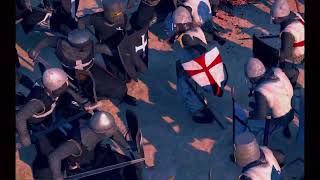 Госпитальеры против Тамплиеров! Эпичная битва в Total war:Attila Medieval Kingdoms 1212