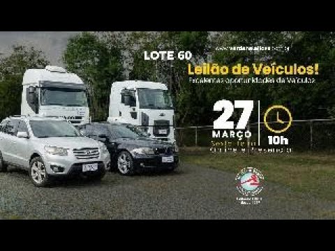 Leilão Presencial e Online 27/03/2026 (Sexta-feira) - às  10:00 horas.