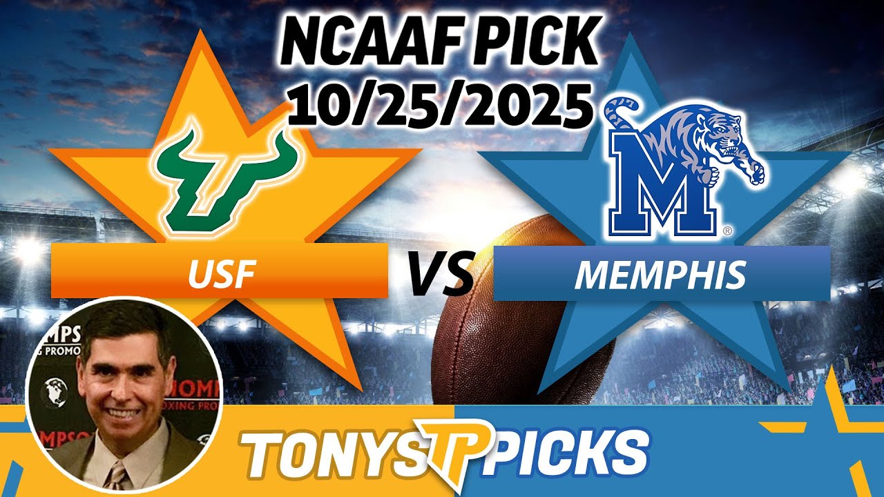 Прогноз матча USF против Memphis Pick на 9-ю неделю студенческого футбола 25.10.25