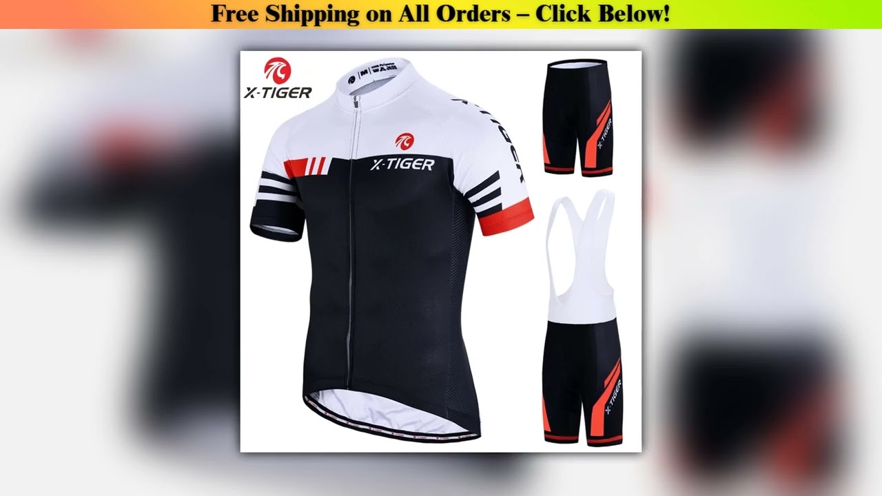 X-Tiger Cycling Sets Bike uniform Summer Cycling Jersey Set Road Bicycle Jerseys MTB Bicycle Wear