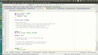 Android Kotlin Tutorial #039 - Basic Types - String - Literals