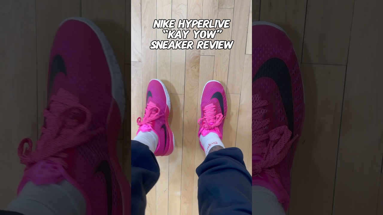 NIKE HYPERLIVE “KAY YOW” SNEAKER REVIEW - YouTube