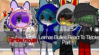 Terrible Mouse Leimas Bullies React To Tiktoks Part 3? Watch In 2X Speed