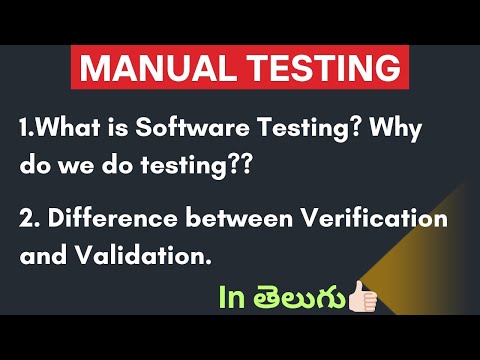 What is Software Testing? | Verification vs Validation Explained in 5 Minutes! @techagent2.0