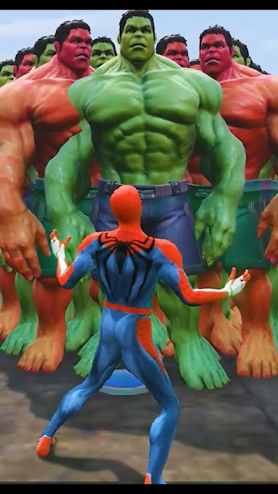 Spider-Man or Hulk Who's Powerful #shorts