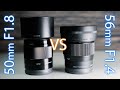 Sony 50mm F1.8 OSS VS Sigma 56mm F1.4 - QUICK COMPARISON!