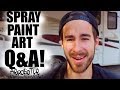 Spray Paint Art Q&amp;A