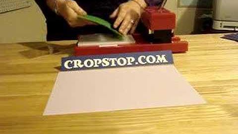 How to cut & emboss a nestability die in a Sizzix Machine