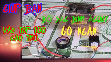 chế bộ sạc bình ắc quy xe honda giá  60 ngàn siêu tiện lợi, giúp bạn thành cao thủ chế tạo