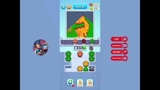 Sand out color puzzle level  10 solution and walkthrough 