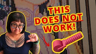 DON'T BUY THIS! Diamond Painting Roller Tool Review | Straightening & improving alignment test