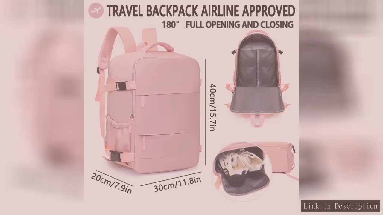 Travel Backpack Airline Approved Easyjet Wizz Air Large Capacity, Lightweight, Short Distance Busine