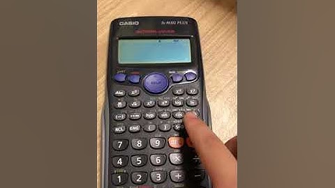 Casio fx-96SG PLUS tricks!!