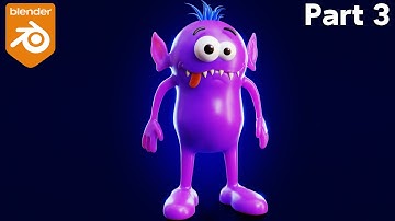 Cute Monster Character - Part 3 (Blender Sculpting Tutorial)