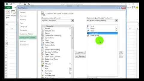 #5   Microsoft Excel   Macro to Quick Access Toolbar   Khmer Teaching