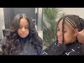 START TO FINISH | Middle Part Traditional Sew-In with Leave out | 4 Bundles installed
