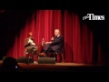 Robert Wagner being interviewed before showing of "Towering Inferno" at Plaza Theatre.