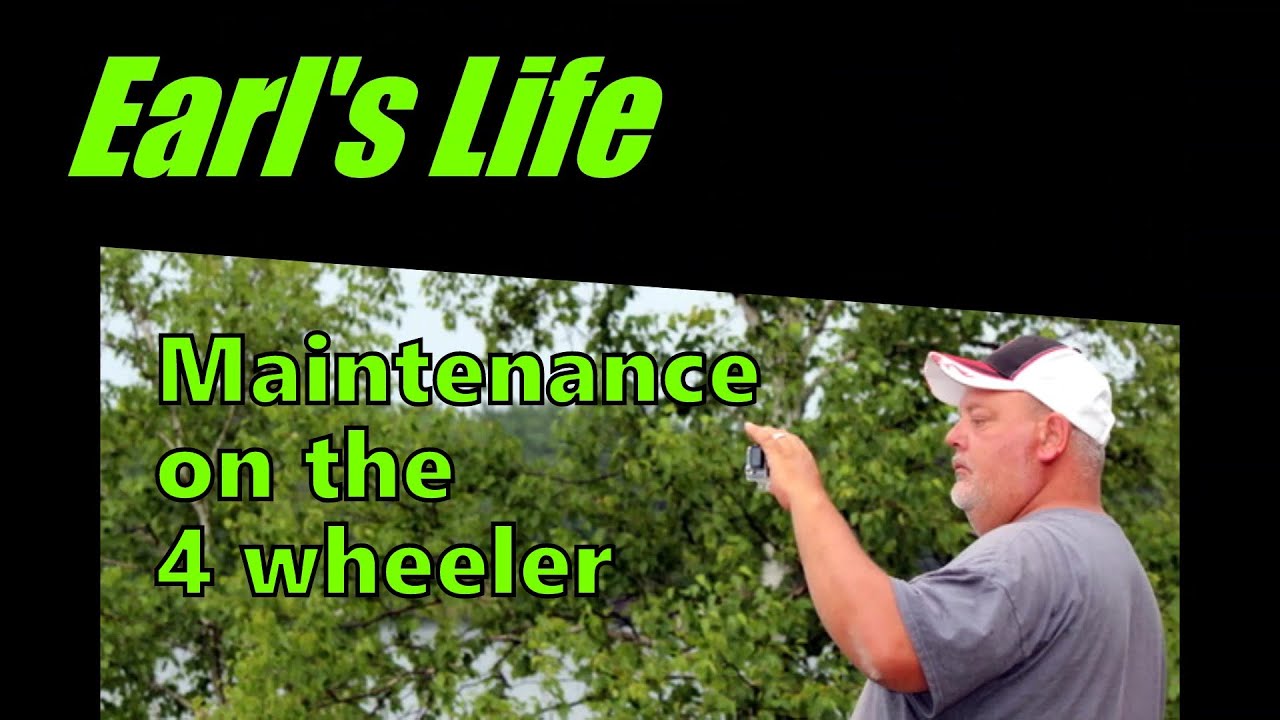 Maintenance on the 4 wheeler - YouTube