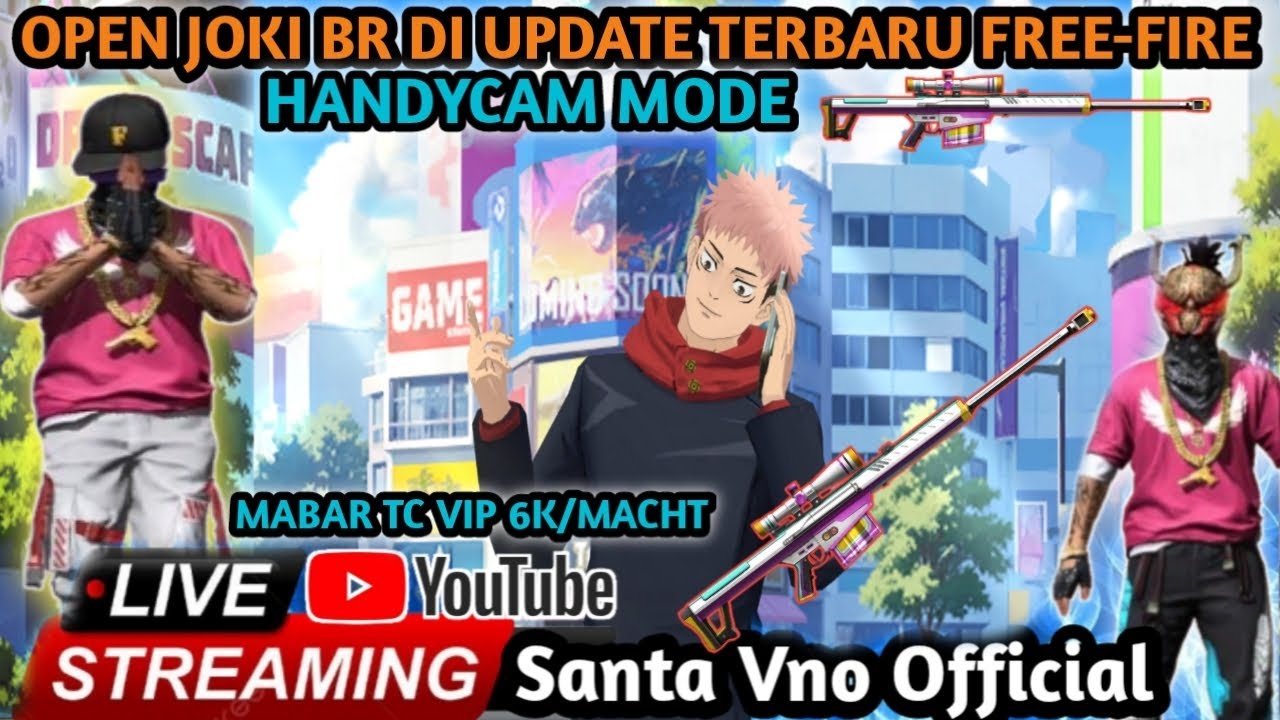 Santa vno JOKI BR DI UPDATE TERBARU FF X JOJUTSU DAY 4