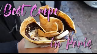 MUST try French Crepe in Paris | Au P'tit Grec  Rue Mouffletard | French Food