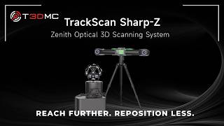 SCANOLOGY TrackScan Sharp-Z | Large-Scale Optical 3D Scanning System | T3DMC