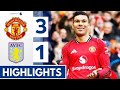 Manchester United Vs Aston Villa 3 1 Highlights Goals Casemiro MatheusCunha Sesko Goal