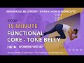 15 Minute Home Core Workout For Women Over 40 | Burn Fat Tone Abs