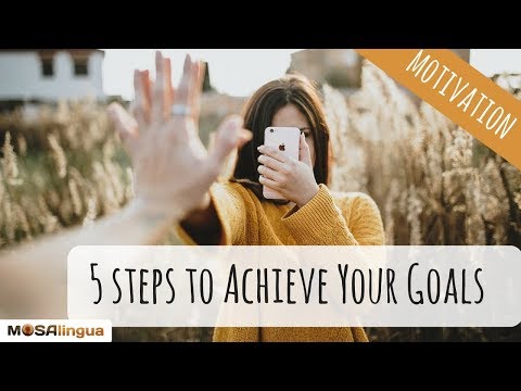 How to keep your resolution of learning a language // 5 Steps to Achieve Your Goals