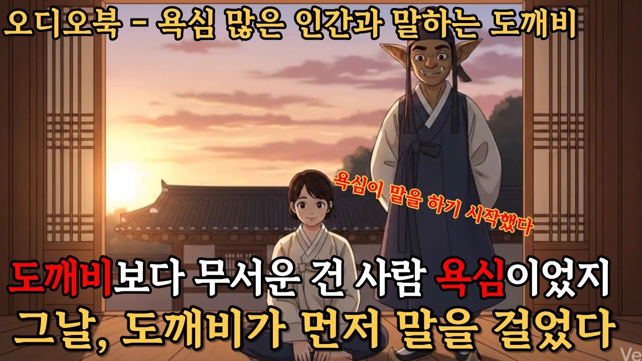 [오디오북}욕심 많은 인간과 말하는 도깨비/고전문학/독서/낭독/필독서/한국고전수면동화/책 한권 끝내기/귀로듣는 이야기/수면동화/잠잘때 듣은 동화/도깨비