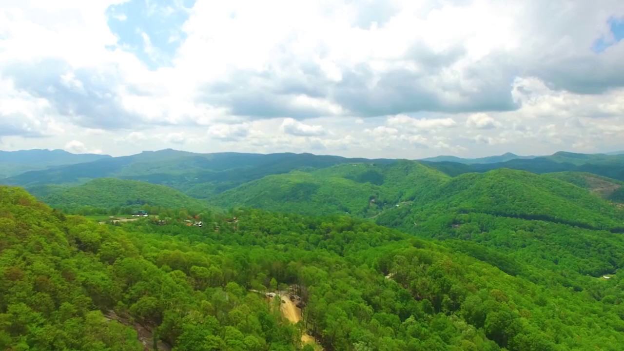 Aerial Tour of Sunset Lots Eagles Nest Banner Elk North Carolina YouTube