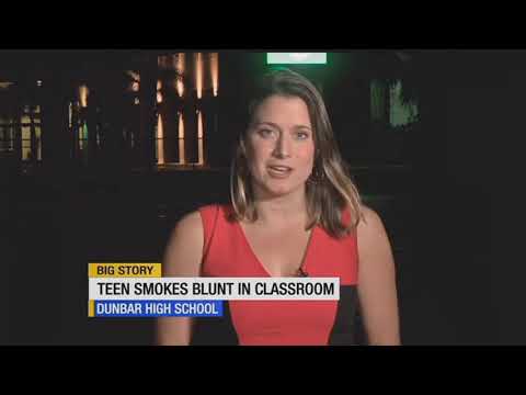 Dunbar High freshman caught smoking weed under her desk with a teacher feet away