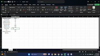 How to create a payroll spreadsheet in excel