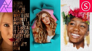 3 beautiful Portrait Effects for Beginners - Affinity Photo Tutorial screenshot 3