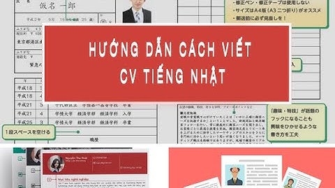 Hướng dẫn làm cv tiếng nhật