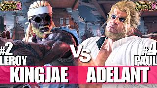 Tekken 8 - KingJae (Leroy) vs Adelant (Paul) | High Level Ranked Matches